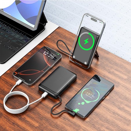 Powerbank 10000 mAh ( Işıklı Magsafe & 22.5w Hızlı Şarj  )