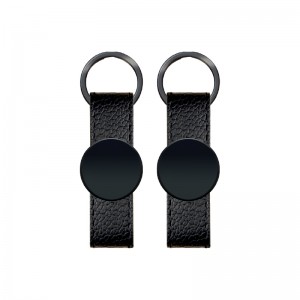 2405 Çift Taraflı Metal Suni̇ Deri̇ Anahtarlık