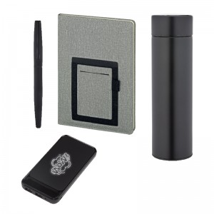 5066 Defter & Kalem & Powerbank & Termos Set