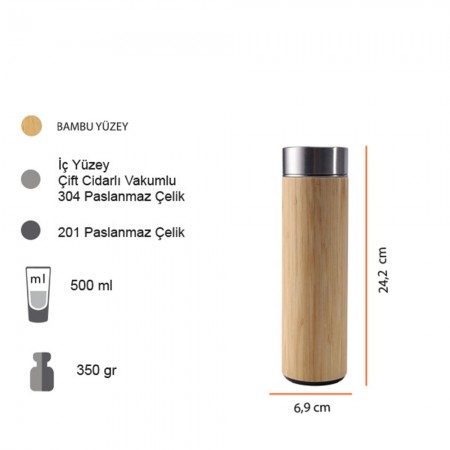 Bambu Termos 500 ml