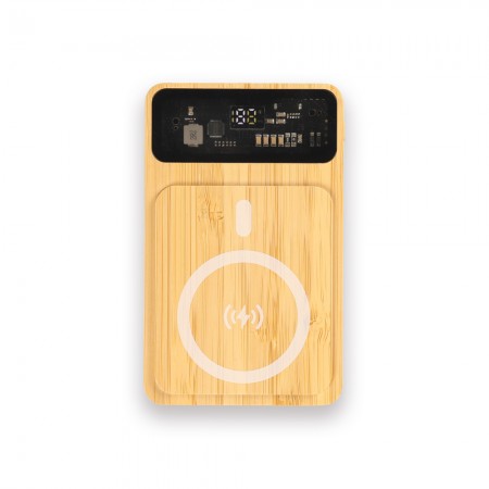 Işıklı Logo Bambu Magsafe 10000 mAh