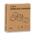 Kablosuz Şarj Standı (Telefon, Saat, Kulaklık)