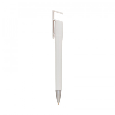 444 Beyaz Çevirmeli Plastik Tükenmez Kalem