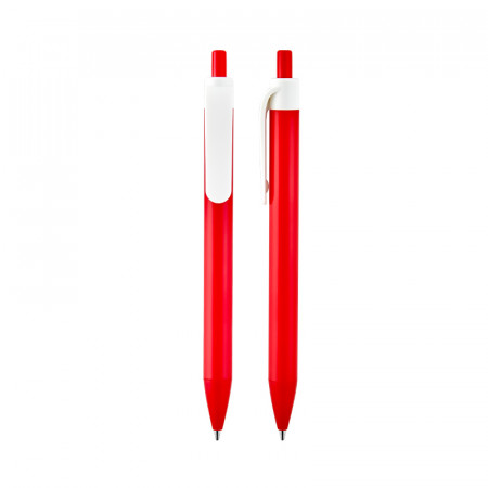 507-BK Kırmızı Plastik Tükenmez Kalem