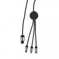 4103 Siyah-Beyaz Işık Çoklu Kablo (120 cm.)