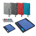 2320-K Gri Defter & Kalem & Usb Set