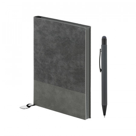 2423-K Füme Hediyelik Set - Defter - Kalem Seti 2423-K Füme Hediyelik Set - Defter - Kalem Seti