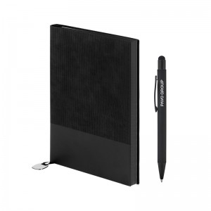 2423-K Siyah Defter & Kalem Set