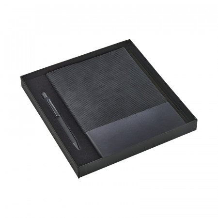2423-K Siyah Hediyelik Set - Defter - Kalem Seti 2423-K Siyah Hediyelik Set - Defter - Kalem Seti