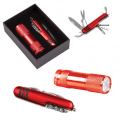 5041 Kırmızı 7 Fonksiyonlu Çakı - Led Elfenerli Set 5041 Kırmızı 7 Fonksiyonlu Çakı - Led Elfenerli Set