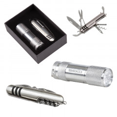 5041 Silver 7 Fonksiyonlu Çakı - Led Elfenerli Set 5041 Silver 7 Fonksiyonlu Çakı - Led Elfenerli Set