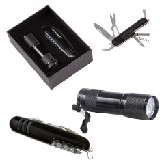 5041 Siyah 7 Fonksiyonlu Çakı - Led Elfenerli Set 5041 Siyah 7 Fonksiyonlu Çakı - Led Elfenerli Set