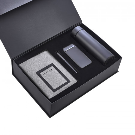 5066 Siyah Hediyelik Set - Powerbank - Defter - Kalem - Termos Seti 5066 Siyah Hediyelik Set - Powerbank - Defter - Kalem - Termos Seti