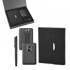 5072 Siyah Defter & Kalem & Powerbank Set 5072 Siyah Defter & Kalem & Powerbank Set