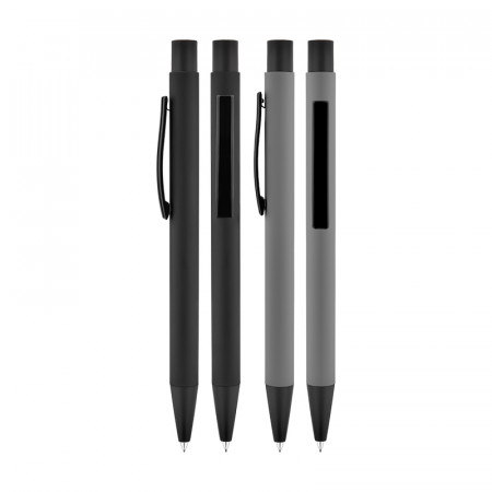 1020-V Gri Metal Rubber Gövde Versatil Kalem