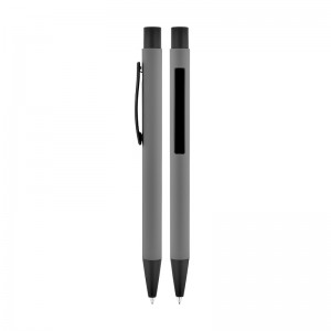 1020-V Gri Metal Rubber Gövde Versatil Kalem