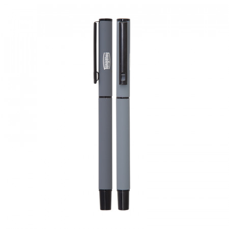 1023-R Gri Metal Roller Kalem Rubber Gövde