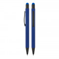 1027 Lacivert Metal Tükenmez Touchpen Kalem Rubber Gövde 1027 Lacivert Metal Tükenmez Touchpen Kalem Rubber Gövde