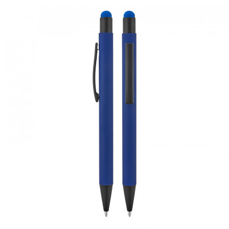 1027 Lacivert Metal Tükenmez Touchpen Kalem Rubber Gövde 1027 Lacivert Metal Tükenmez Touchpen Kalem Rubber Gövde