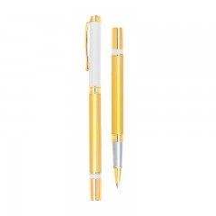 1101 Beyaz Metal Roller Kalem