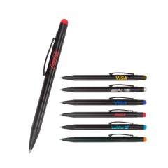 525 Turuncu Metal Tükenmez Touchpen Kalem