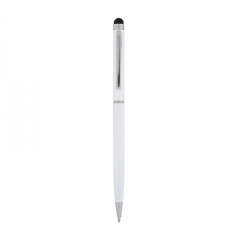 587 Beyaz Metal Tükenmez Touchpen Kalem