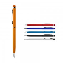 587 Beyaz Metal Tükenmez Touchpen Kalem