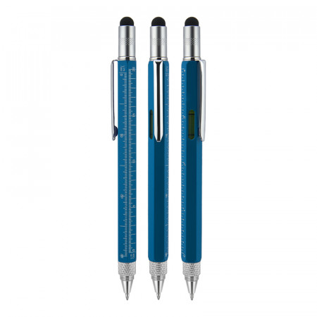 652 mavi Metal Su Terazili - Tornavidalı Touchpen Kalem 652 mavi Metal Su Terazili - Tornavidalı Touchpen Kalem