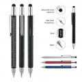 652 Siyah Metal Su Terazili - Tornavidalı Touchpen Kalem 652 Siyah Metal Su Terazili - Tornavidalı Touchpen Kalem