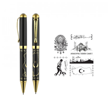 685-T Ayasofya Kabartma Figürlü Metal Tükenmez Kalem 685-T Ayasofya Kabartma Figürlü Metal Tükenmez Kalem