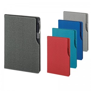 2320 Mavi 15 x 21 Termo Deri̇ Defter (Ivory Kağıt)