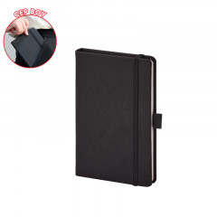 923-914 Siyah 9 x 14 Termo Deri̇ Defter