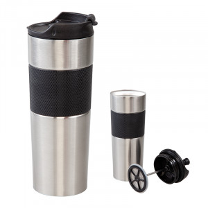 5312 Krom French Press Çelik Termos / 450 ml 5312 Krom French Press Çelik Termos / 450 ml