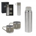 5337 Krom Çelik 3'lü Termos Set / 500 ml