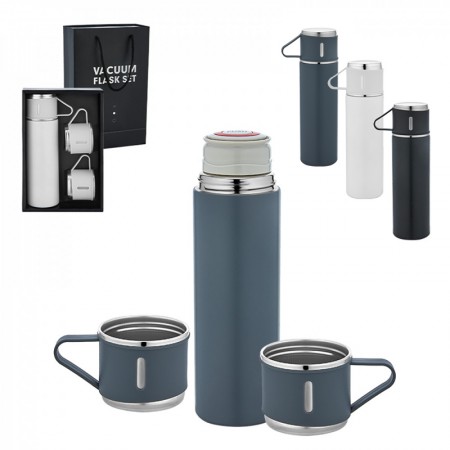 5337 Krom Çelik 3'lü Termos Set / 500 ml