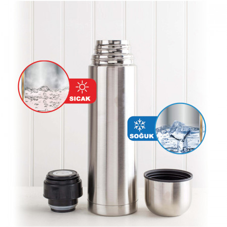 5500 Kırmızı Çelik Termos / 500 Ml 5500 Kırmızı Çelik Termos / 500 Ml