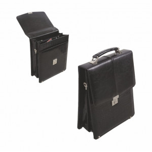 710 Siyah 4 Bölmeli Evrak Çantası