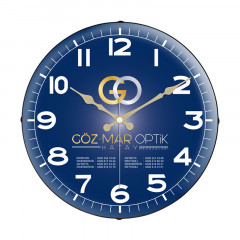 D-1968 Uni Bombeli Cam Duvar Saati D-1968 Uni Bombeli Cam Duvar Saati