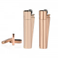 MT-115 Rose Gold Clipper Metal Siboplu Çakmak MT-115 Rose Gold Clipper Metal Siboplu Çakmak