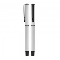 2025 BELEK Beyaz Metal Roller Süper Jel Refil Kalem