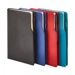 374 Lacivert Termo Deri̇ Tarihli Ajanda (Ivory Kağıt)