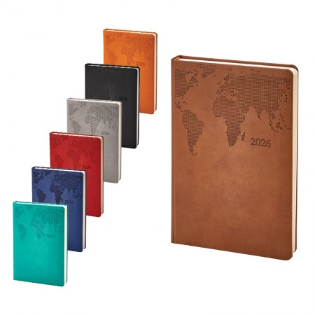 378 Lacivert Termo Deri̇ Tarihli Ajanda (Holmen Ki̇tap Kağıdı)