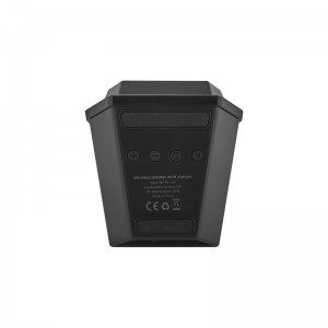 4240 Siyah Wireless Şarj & Hoparlör & Dijital Saat