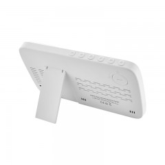 4230 Beyaz Wireless Şarj Cihazı & Dijital Saat