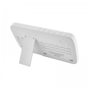 4230 Beyaz Wireless Şarj Cihazı & Dijital Saat