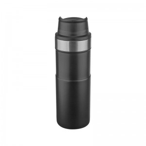 5347 Siyah Çelik Termos / 400 ml