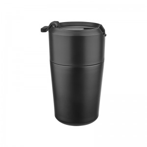 5355 Siyah Çelik Termos / 380 ml