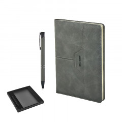 2430-K Gri Kalem & Defter Set 2430-K Gri Kalem & Defter Set