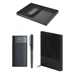 5075 Siyah Kalem & Defter & Powerbank Set 5075 Siyah Kalem & Defter & Powerbank Set