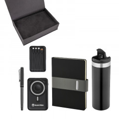 5078 Siyah Kalem & Defter & Powerbank & Termos Set 5078 Siyah Kalem & Defter & Powerbank & Termos Set